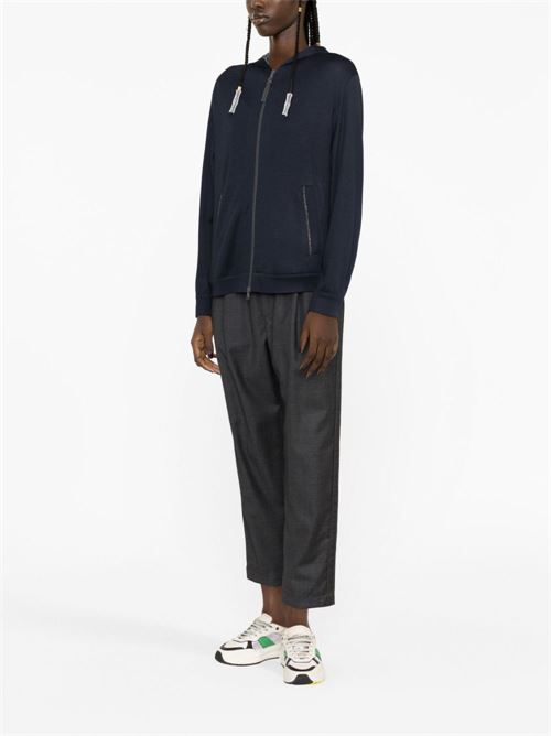 Cotton and Silk Sweatshirt BRUNELLO CUCINELLI | MD828SB806C8366